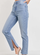 Load image into Gallery viewer, The Slit Leg Straight Jeans
