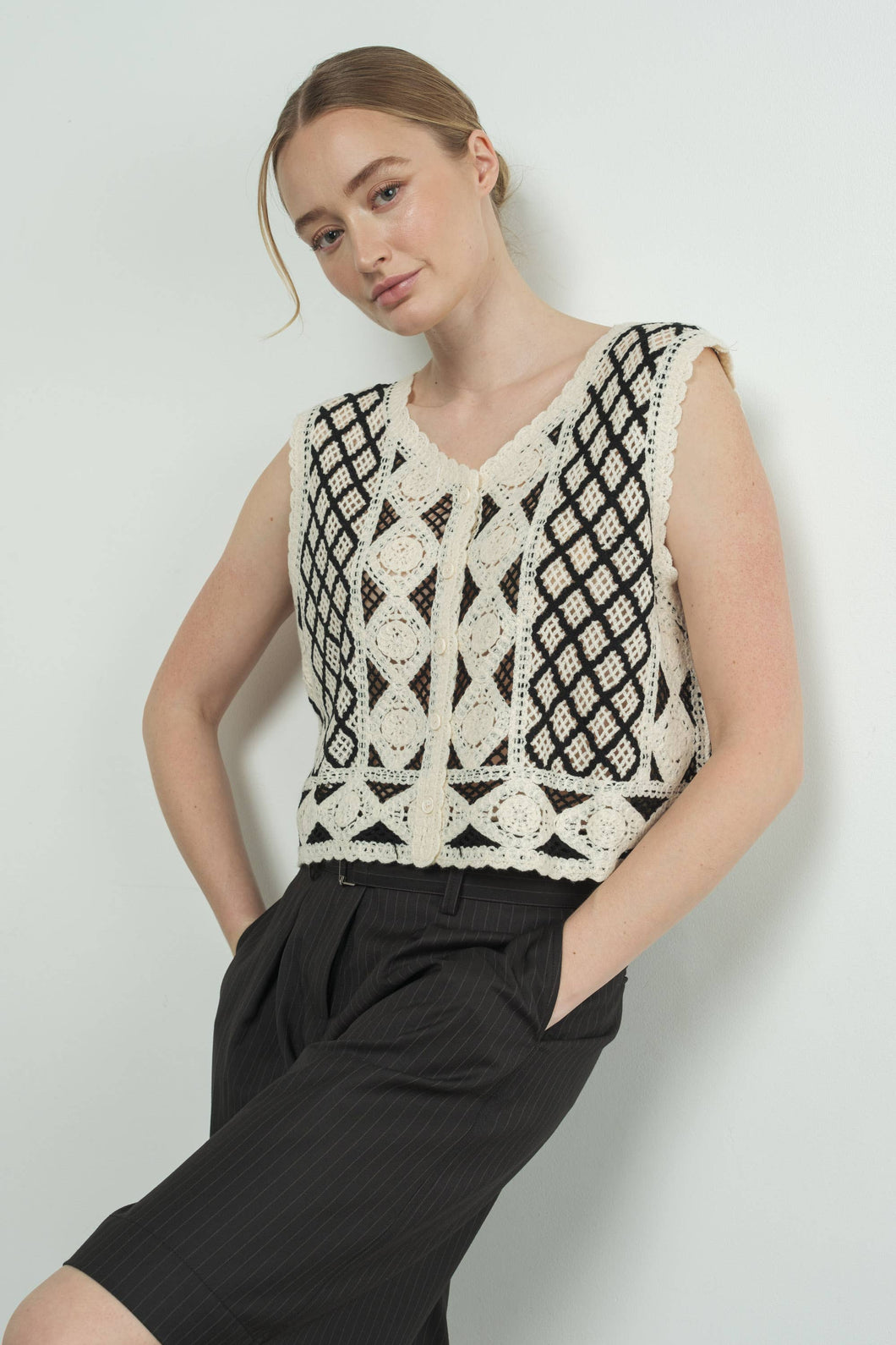 Lala Crochet Vest