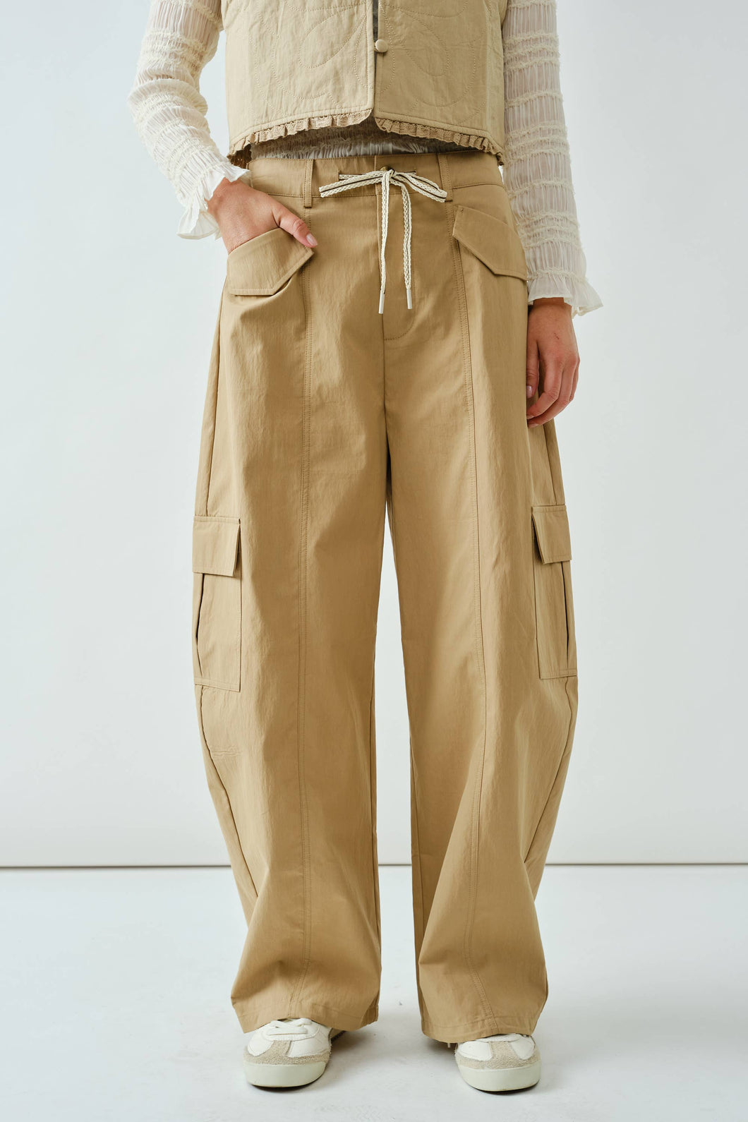 Khloe Cargo Barrel Pants