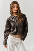 Load image into Gallery viewer, Gaby Vintage Leather Jacket
