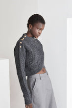 Load image into Gallery viewer, Oliva Mock Neck Crop Sweater
