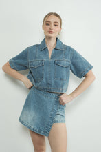 Load image into Gallery viewer, Macielle Denim Top
