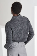 Load image into Gallery viewer, Oliva Mock Neck Crop Sweater
