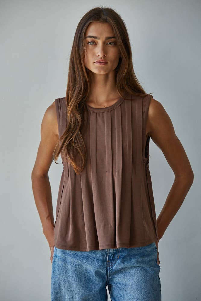 Esther Pleated Top