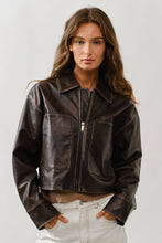 Load image into Gallery viewer, Gaby Vintage Leather Jacket
