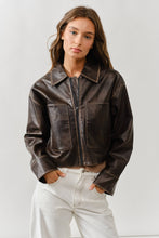 Load image into Gallery viewer, Gaby Vintage Leather Jacket
