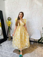 Load image into Gallery viewer, Add a smile to your wardrobe with a yellow dress 
