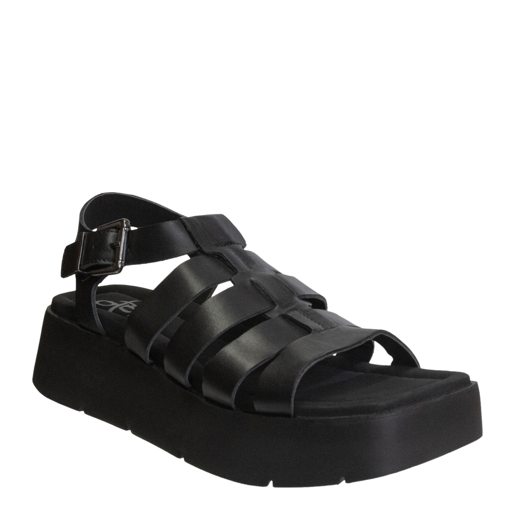OTBT - ARCHAIC in BLACK Platform Sandals