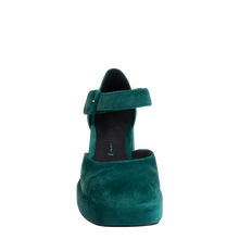 Load image into Gallery viewer, NAKED FEET - ESTONIA in EMERALD Heeled Clogs
