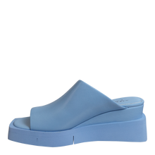 Load image into Gallery viewer, NAKED FEET - INFINITY in LIGHT BLUE Wedge Sandals
