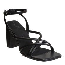 Load image into Gallery viewer, NAKED FEET - MOOD in BLACK Heeled Sandals
