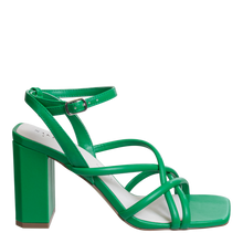 Load image into Gallery viewer, NAKED FEET - MOOD in GREEN Heeled Sandals
